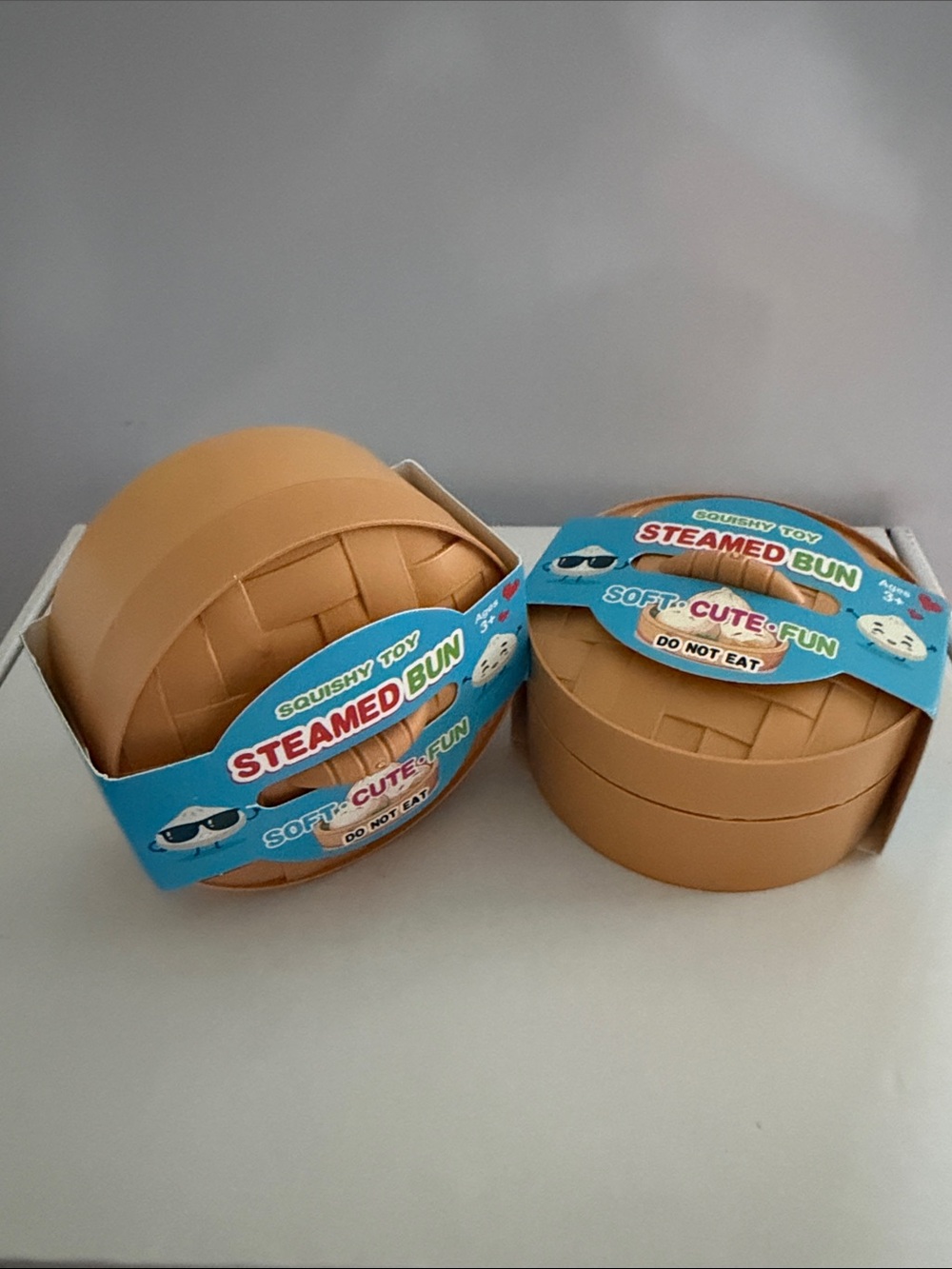 Steamed Bun Squishy Toy - set of 2